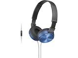 MDR-ZX310AP mit Headsetfunktion, Over-ear Kopfhörer Blau von SONY im aktuellen MediaMarkt Saturn Prospekt für 22,99 €