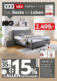 Bett Angebot & Preis im aktuellen XXXLutz Möbelhäuser Prospekt Bett Angebot im aktuellen XXXLutz Möbelhäuser Prospekt auf Seite 1