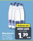 Mineralwasser im aktuellen combi Prospekt