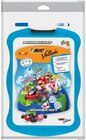 Ardoise Ecolier Bic Décor Super Mario avec 1 Marqueur Velleda 1721 et 1 Effaçette - BIC en promo chez Fnac Ardoise Ecolier Bic Décor Super Mario avec 1 Marqueur Velleda 1721 et 1 Effaçette - BIC dans le catalogue Fnac