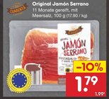 Original Jamón Serrano Angebote von Las Cuarenta bei Netto Marken-Discount Haltern am See für 1,79 €