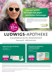 Aktueller mea - meine apotheke Prospekt für Saarbrücken mit  Seiten