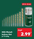 Aktuelles HSS-Metallbohrer-Set Angebot bei Kaufland in Solingen (Klingenstadt) ab 2,99 €