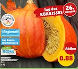 Deutscher Hokkaidokürbis bei Penny im Ladenburg Prospekt für 0,88 €