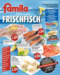 famila Nordost Prospekt für Hamburg mit 2 Seiten famila Nordost Prospekt für Hamburg: "besser als gut!", 2 Seiten, 19.09.2022 - 01.10.2022