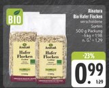Bio Hafer Flocken bei EDEKA im Hüttengrund Prospekt für 0,99 €