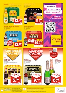 Coca Cola im Netto Marken-Discount Prospekt "DER ORT, AN DEM DU IMMER AUSGEZEICHNETE PREISE FINDEST." mit 2 Seiten (Aschaffenburg)