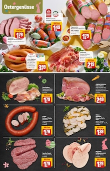 Wurst im REWE Prospekt "Dein Markt" mit 34 Seiten (Oberhausen)