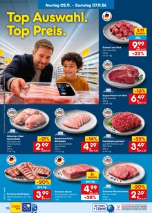 Rindfleisch im aktuellen Netto Marken-Discount Prospekt (Augsburg) Rindfleisch im Netto Marken-Discount Prospekt "Aktuelle Angebote" mit 70 Seiten (Augsburg)