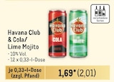 Cola/ Lime Mojito Angebote von Havana Club bei Metro Goslar für 2,01 €