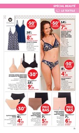 Promos Soutien-Gorge dans le catalogue "SUPER U" de Super U Soutien-Gorge en promo dans le catalogue Super U à la page 21