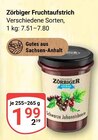 Fruchtaufstrich Schwarze Johannisbeere von Zörbiger für 1,99 € bei GLOBUS im Angebot Fruchtaufstrich Schwarze Johannisbeere von Zörbiger im aktuellen GLOBUS Prospekt