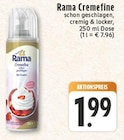 Cremefine im Angebot bei E center in Niederkassel Cremefine Angebote von Rama bei E center Niederkassel für 1,99 €