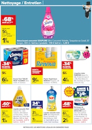 Prix et réduction Essuie-Tout dans le prospectus Carrefour en cours Offre Essuie-Tout dans le catalogue Carrefour du moment à la page 61
