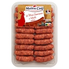 Mini saucisses volaille - MAITRE COQ en promo chez Carrefour Lille à 7,50 €