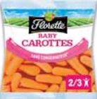 Promo PRÊTES À CROQUER BABY CAROTTES à 0,70 € dans le catalogue Intermarché à Felletin