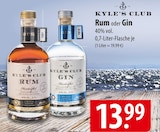 Kyle's Club Rum oder Gin Angebote bei famila Nordost Elmshorn für 13,99 €