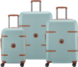 VALISE RIGIDE DELSEY ODETTE 55 CM BLEU OU BLANC - DELSEY en promo chez Auchan Hypermarché VALISE RIGIDE DELSEY ODETTE 55 CM BLEU OU BLANC - DELSEY dans le catalogue Auchan Hypermarché