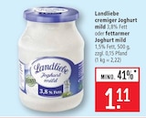 Aktuelles cremiger Joghurt mild 3,8% Fett Angebot bei Marktkauf in Ulm ab 1,11 €