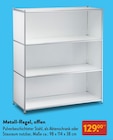 Metall-Regal, offen für 129,00 € bei ALDI Nord im Angebot Metall-Regal, offen im aktuellen ALDI Nord Prospekt