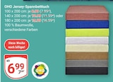 Jersey-Spannbetttuch im Angebot bei GLOBUS in Oberhausen Jersey-Spannbetttuch Angebote von OHO bei GLOBUS Oberhausen für 6,99 €