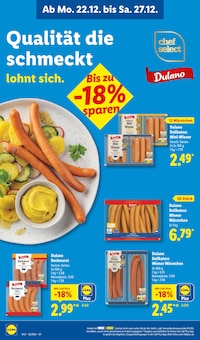 Wiener Würstchen im Lidl Prospekt "LIDL LOHNT SICH" mit 57 Seiten (Dresden)