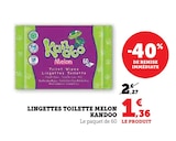 Lingettes Toilette Melon - Kandoo dans le catalogue Super U
