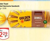 Dinkel Harmonie Sandwich Angebote von Golden Toast bei GLOBUS Siegen für 2,99 €