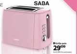 Conforama - GRILLE PAIN GP PINK : offre du catalogue Promo GRILLE PAIN GP PINK à 29,99 € dans le catalogue Conforama ""