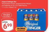 GLOBUS - Original Oettinger Bier Angebot im Prospekt Original Oettinger Bier bei GLOBUS im Prospekt "" für 6,99 €