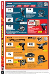 Promos Perceuse-Visseuse dans le catalogue "CHANTIERS D'ÉTÉ À PRIX DÉPÔT" de Brico Dépôt Perceuse-Visseuse en promo dans le catalogue Brico Dépôt à la page 18