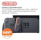 Switch 2 Spielekonsole von Nintendo im aktuellen V-Markt Prospekt für 449,00 €