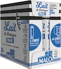 Lait de Bretagne Demi Écrémé x6 - MALO en promo chez Intermarché Super Nantes à 2,83 €