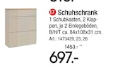 Schuhschrank Angebote bei Zurbrüggen Gütersloh für 697,00 €