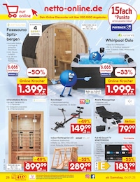 Netto Marken-Discount HD Fernseher im Prospekt 