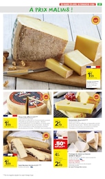 Prix et réduction Comté dans le prospectus Carrefour Market en cours Offre Comté dans le catalogue Carrefour Market du moment à la page 23