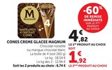 Cones Crème Glacée - Magnum à 1,92 € dans le catalogue U Express