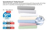 Spannbetttuch "Teddy Flausch" im V-Markt Prospekt Spannbetttuch "Teddy Flausch" von im aktuellen V-Markt Prospekt für 9,99 €