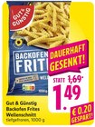 Backofen Frites Wellenschnitt im Angebot bei E center in Aalen Backofen Frites Wellenschnitt Angebote von Gut & Günstig bei E center Aalen für 1,49 €