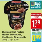 High Protein Mousse Schokolade, Vanille oder Stracciatella Angebote von Ehrmann bei EDEKA Ludwigshafen für 0,99 €