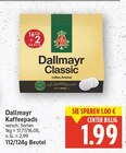 Kaffeepads von Dallmayr für 1,99 € bei E center im Angebot Kaffeepads von Dallmayr im aktuellen E center Prospekt