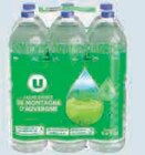 Eau de source de montagne d'Auvergne - U en promo chez Super U Nancy à 2,70 €