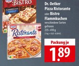 Dr. Oetker Pizza Ristorante oder Bistro Flammkuchen bei famila Nordost im Jesteburg Prospekt für 1,89 €