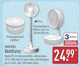 Ventilator von Ambiano für 24,99 € bei ALDI Nord im Angebot Ventilator von Ambiano im aktuellen ALDI Nord Prospekt