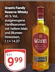 Family Reserve Whisky von Grant's im aktuellen GLOBUS Prospekt