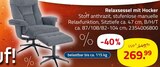 Relaxsessel mit Hocker im Angebot bei ROLLER in Homburg Relaxsessel mit Hocker Angebote bei ROLLER Homburg für 269,99 €