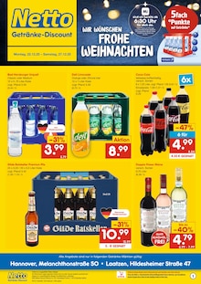 Netto Marken-Discount Prospekt "DER ORT, AN DEM DU IMMER AUSGEZEICHNETE PREISE FINDEST." mit  Seiten (Garbsen)