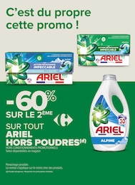 Prix et réduction Ariel dans le prospectus Carrefour Proximité en cours Offre Ariel dans le catalogue Carrefour Proximité du moment à la page 20