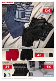 Herrenunterwäsche Angebot im aktuellen Woolworth Prospekt auf Seite 13
