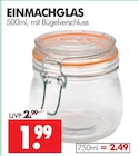 Aktuelle Küche Angebote bei Wreesmann in Cottbus Aktuelles EINMACHGLAS Angebot bei Wreesmann in Cottbus ab 1,99 €
